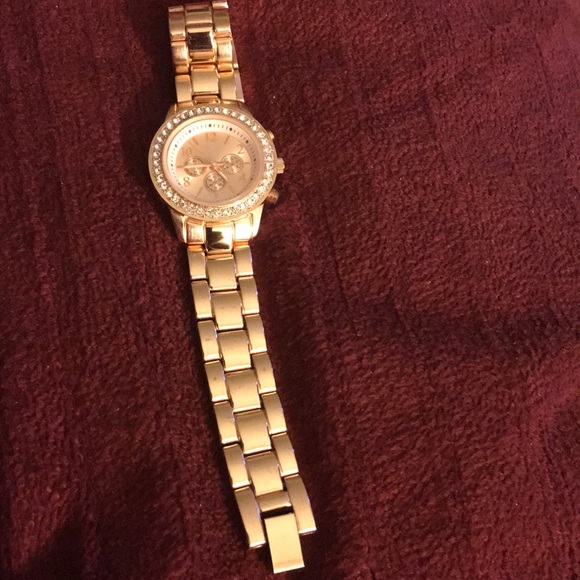 Gold tone classic women’s watch
